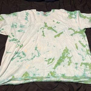 Green tie dyed t-shirt (2xl)